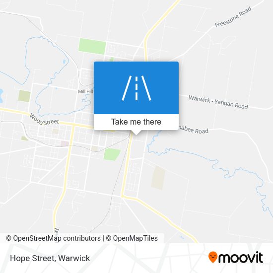 Hope Street map