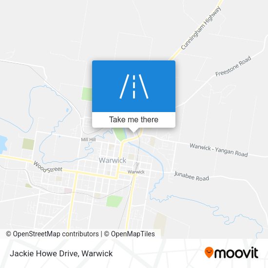 Jackie Howe Drive map