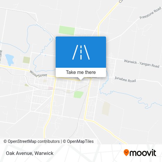 Oak Avenue map
