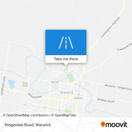 Mapa Ridgeview Road