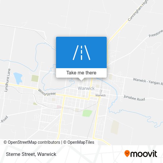 Sterne Street map