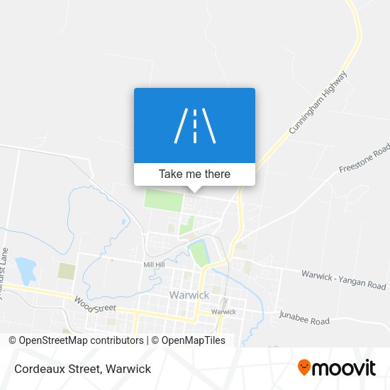 Cordeaux Street map