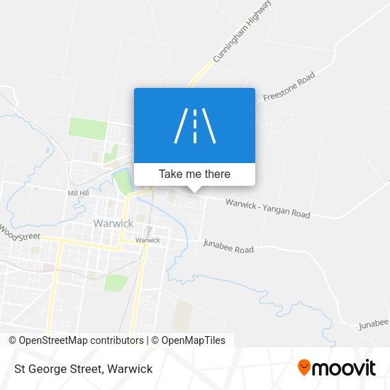 St George Street map