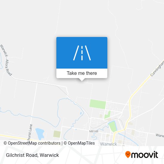 Gilchrist Road map