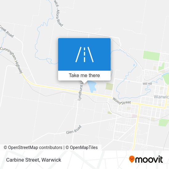 Carbine Street map
