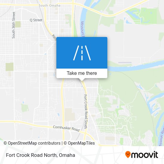 Fort Crook Road North map
