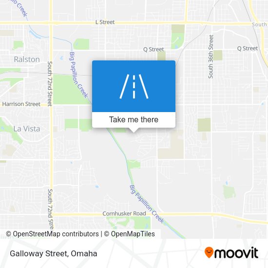 Mapa de Galloway Street