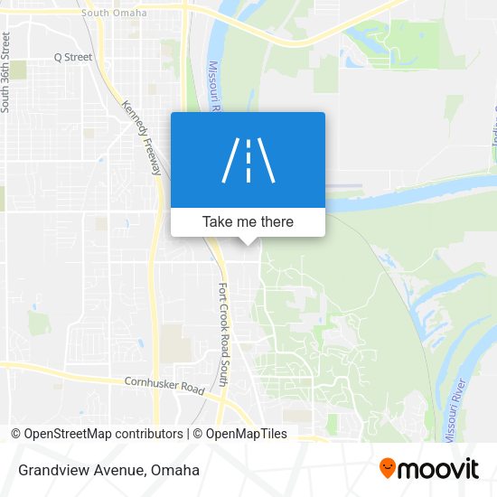 Mapa de Grandview Avenue