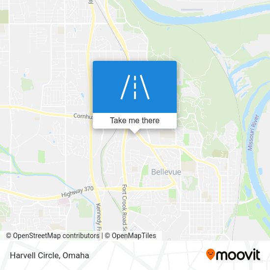Mapa de Harvell Circle