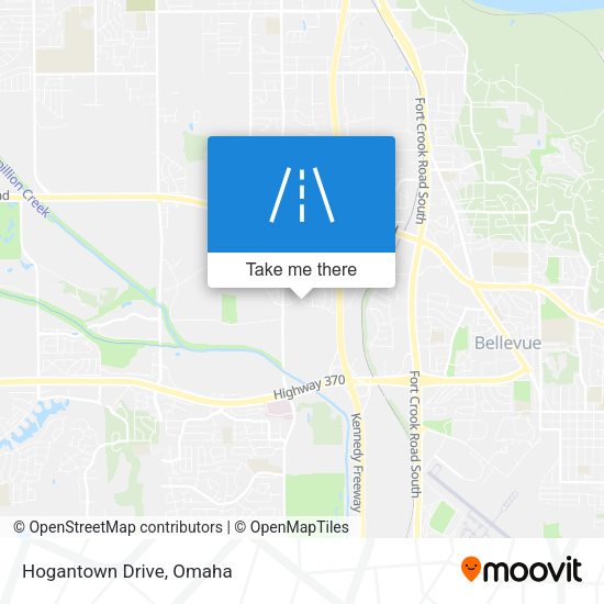 Hogantown Drive map