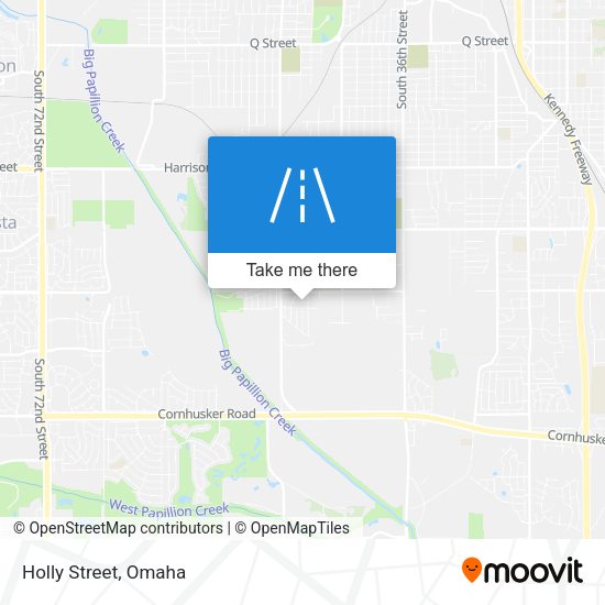 Mapa de Holly Street