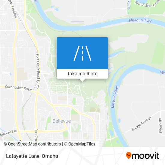Mapa de Lafayette Lane