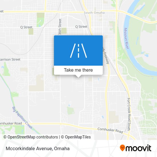 Mapa de Mccorkindale Avenue