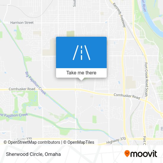 Mapa de Sherwood Circle