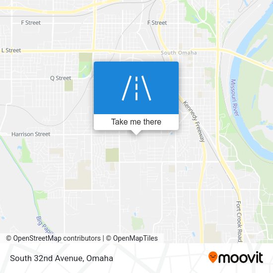 Mapa de South 32nd Avenue