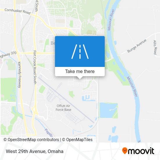 Mapa de West 29th Avenue