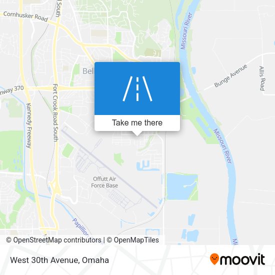 Mapa de West 30th Avenue