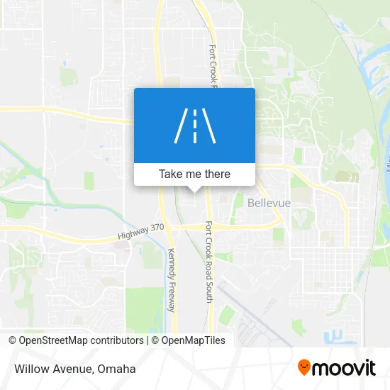 Willow Avenue map