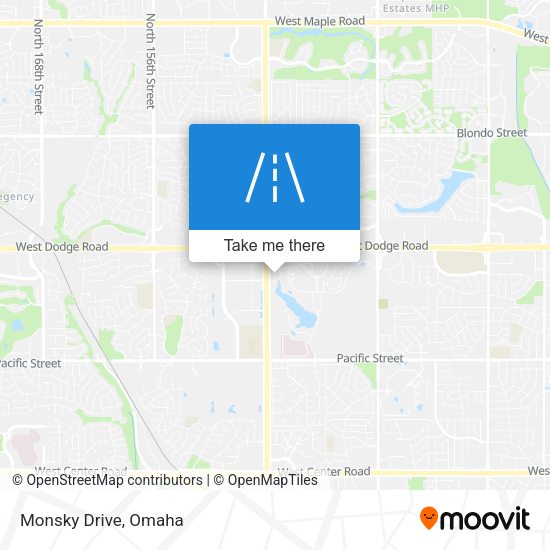 Monsky Drive map