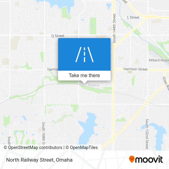 North Railway Street map