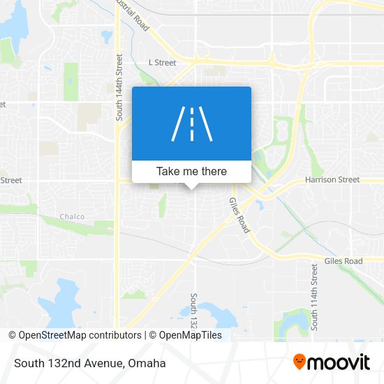 Mapa de South 132nd Avenue