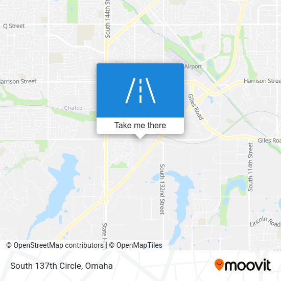 Mapa de South 137th Circle