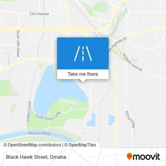 Mapa de Black Hawk Street