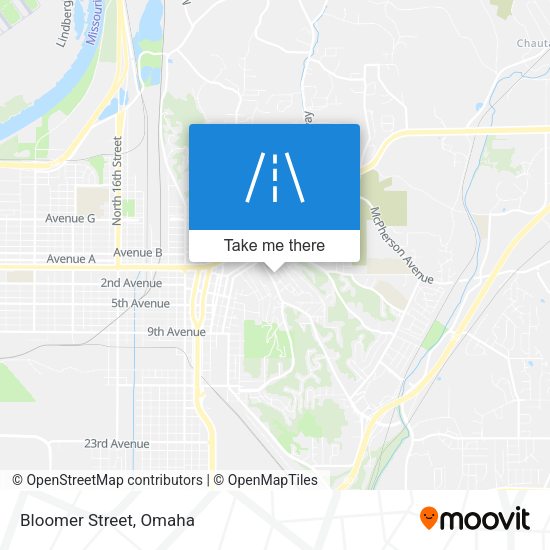 Mapa de Bloomer Street