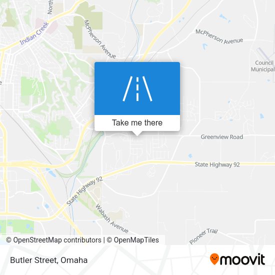 Mapa de Butler Street