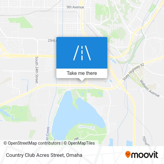 Country Club Acres Street map