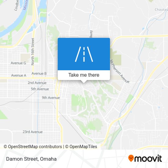 Mapa de Damon Street