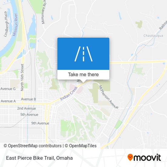 Mapa de East Pierce Bike Trail