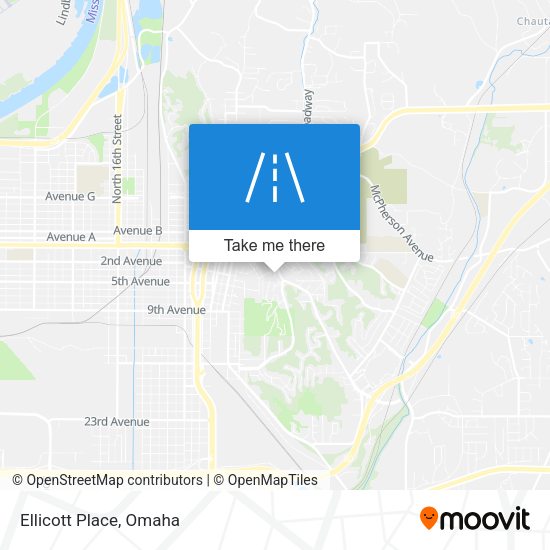 Mapa de Ellicott Place