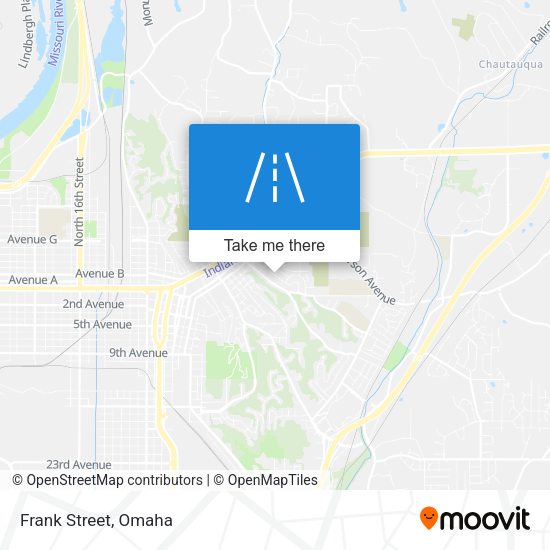 Mapa de Frank Street