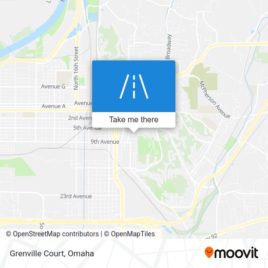 Mapa de Grenville Court