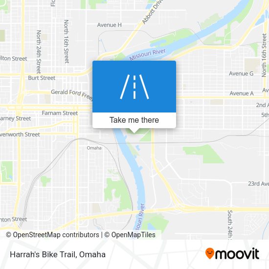 Mapa de Harrah's Bike Trail