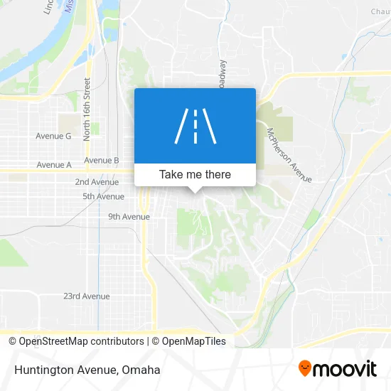 Huntington Avenue map
