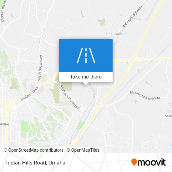 Mapa de Indian Hills Road