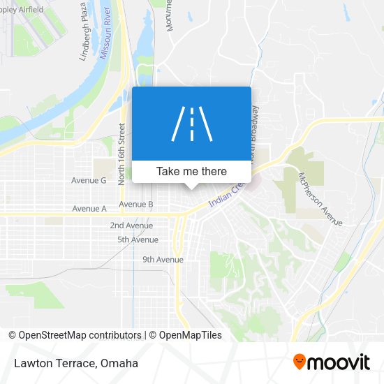 Mapa de Lawton Terrace