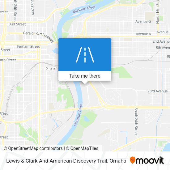 Lewis & Clark And American Discovery Trail map
