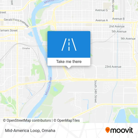 Mid-America Loop map