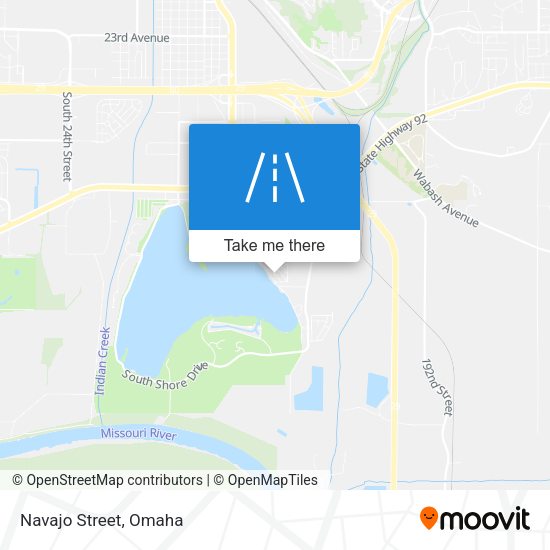 Mapa de Navajo Street