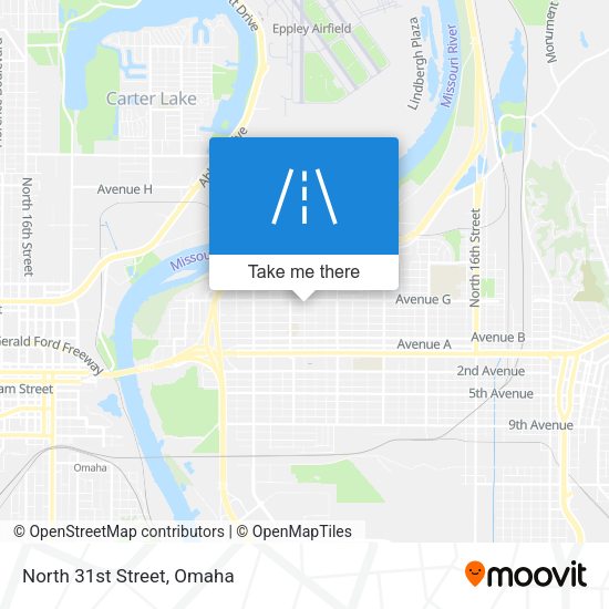 Mapa de North 31st Street