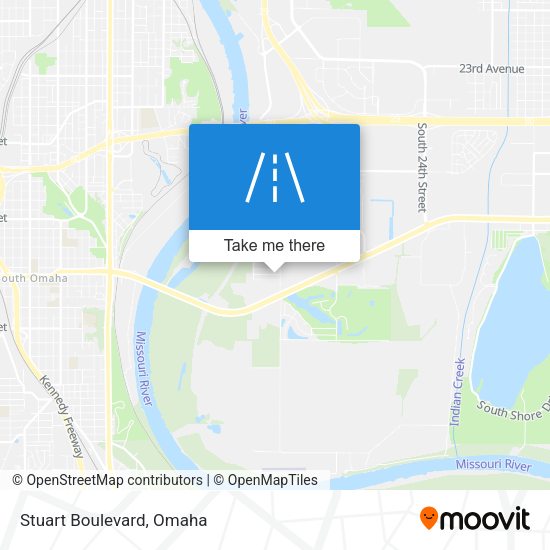 Mapa de Stuart Boulevard