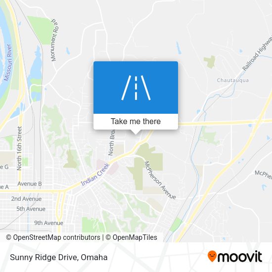 Mapa de Sunny Ridge Drive