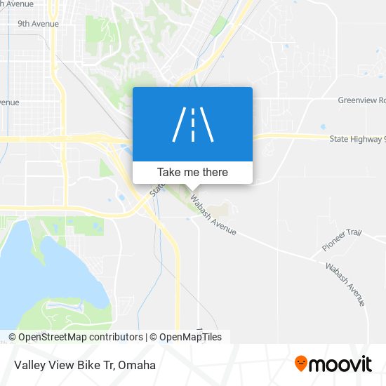 Valley View Bike Tr map