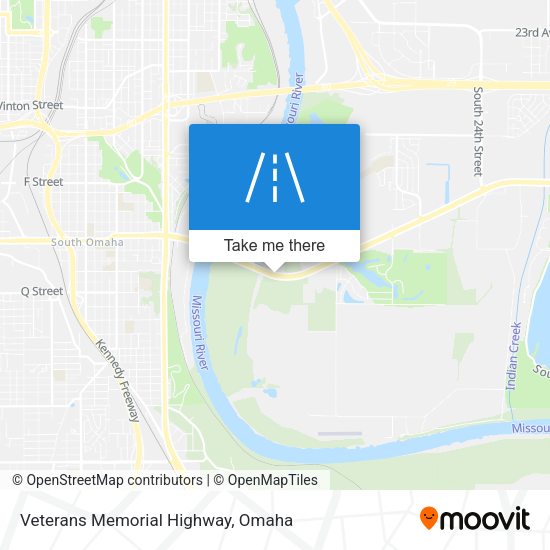 Veterans Memorial Highway map