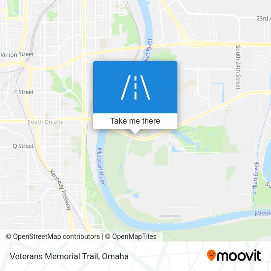 Veterans Memorial Trail map