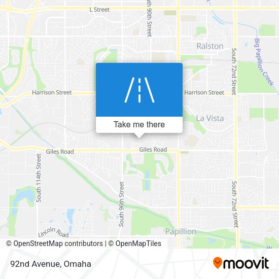 Mapa de 92nd Avenue