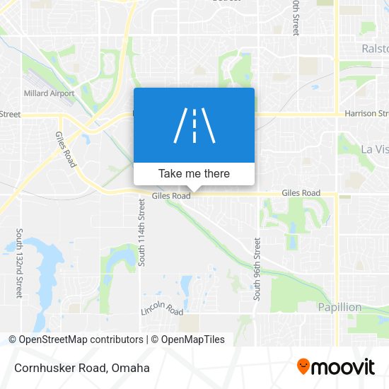 Mapa de Cornhusker Road